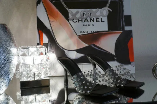 Bonafide Studs Black Heels