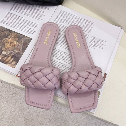 French Twist Purple Sandals