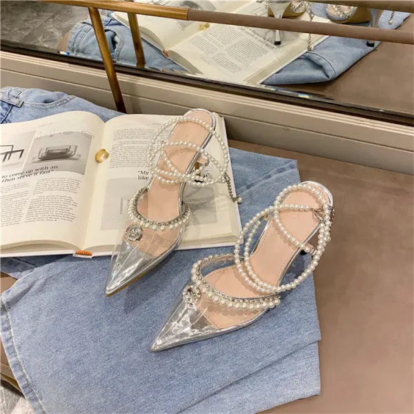 Pearly Whites Heels