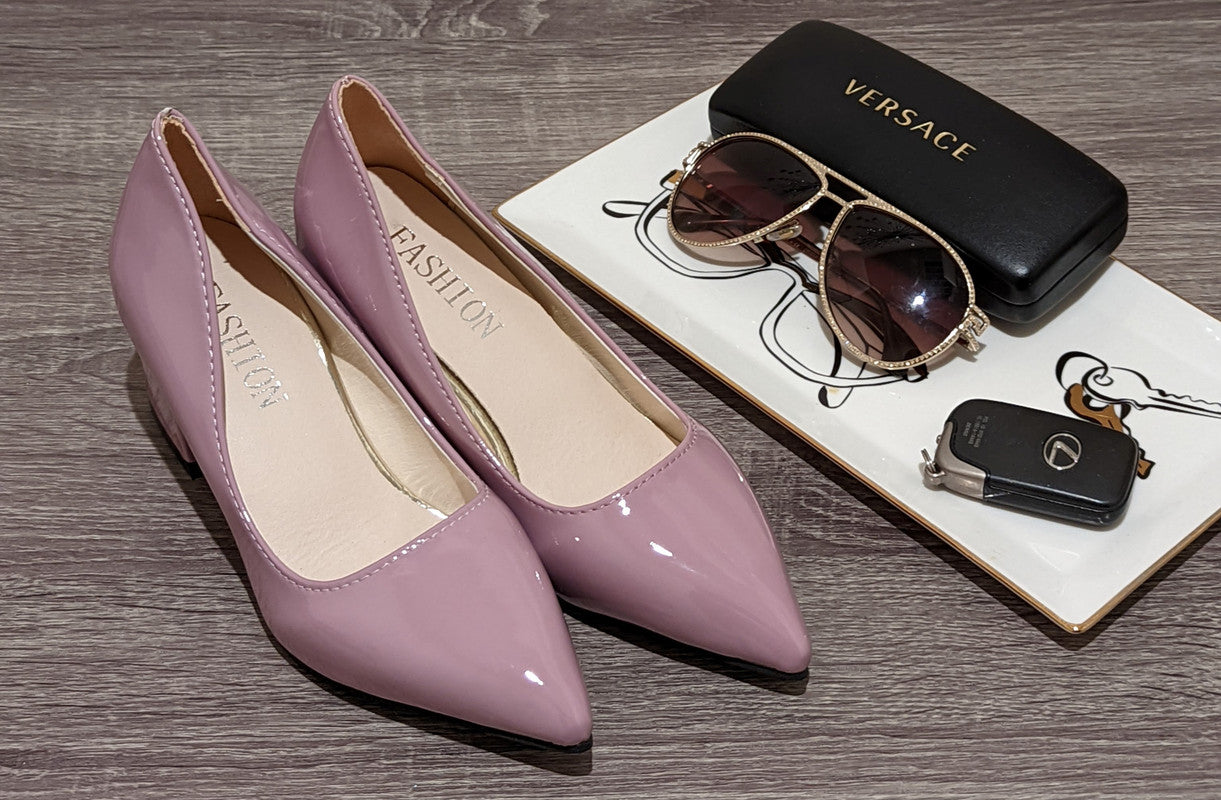 Razor Sharp Burgundy Heels