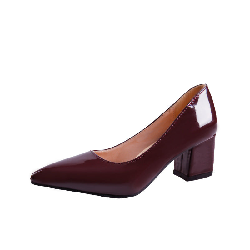 Razor Sharp Burgundy Heels