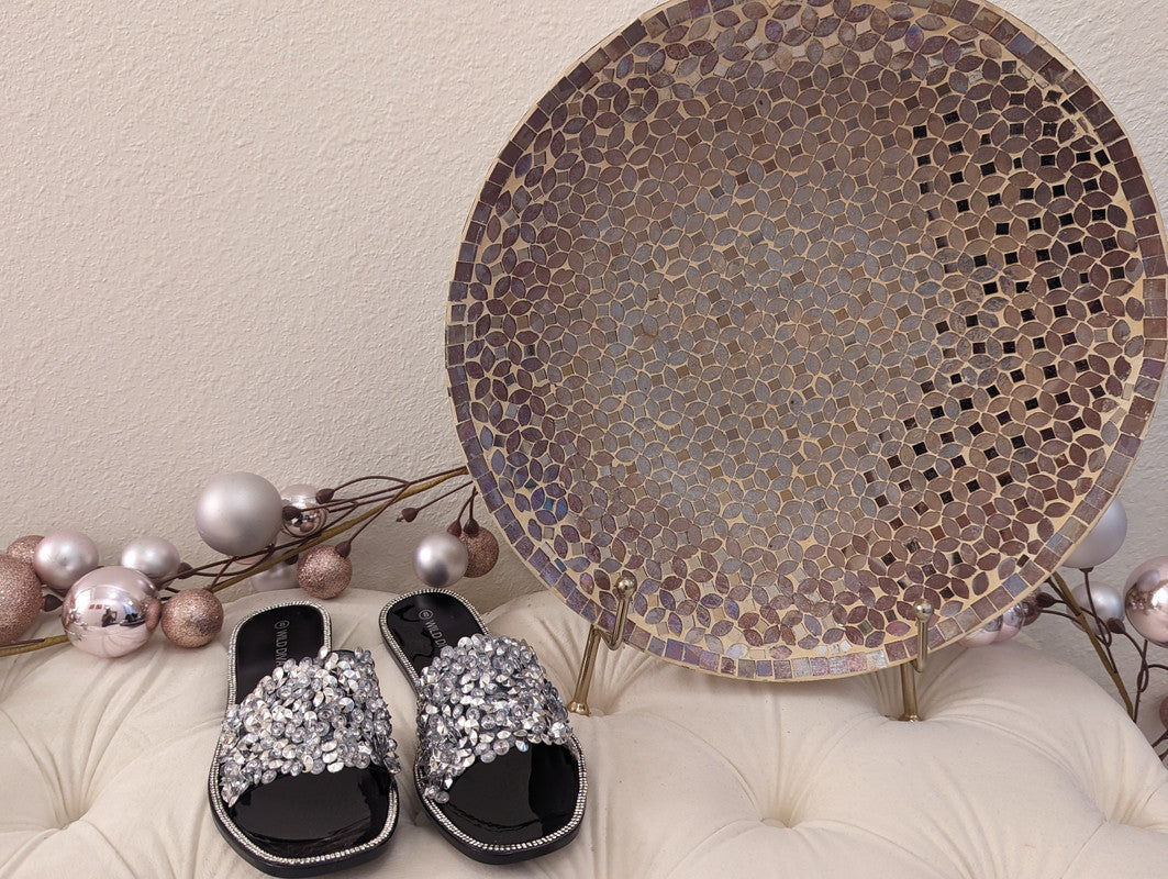 What A Gem Jeweled Sandals